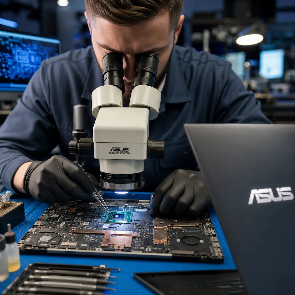 Замена видеокарты ноутбука Asus в Липецке