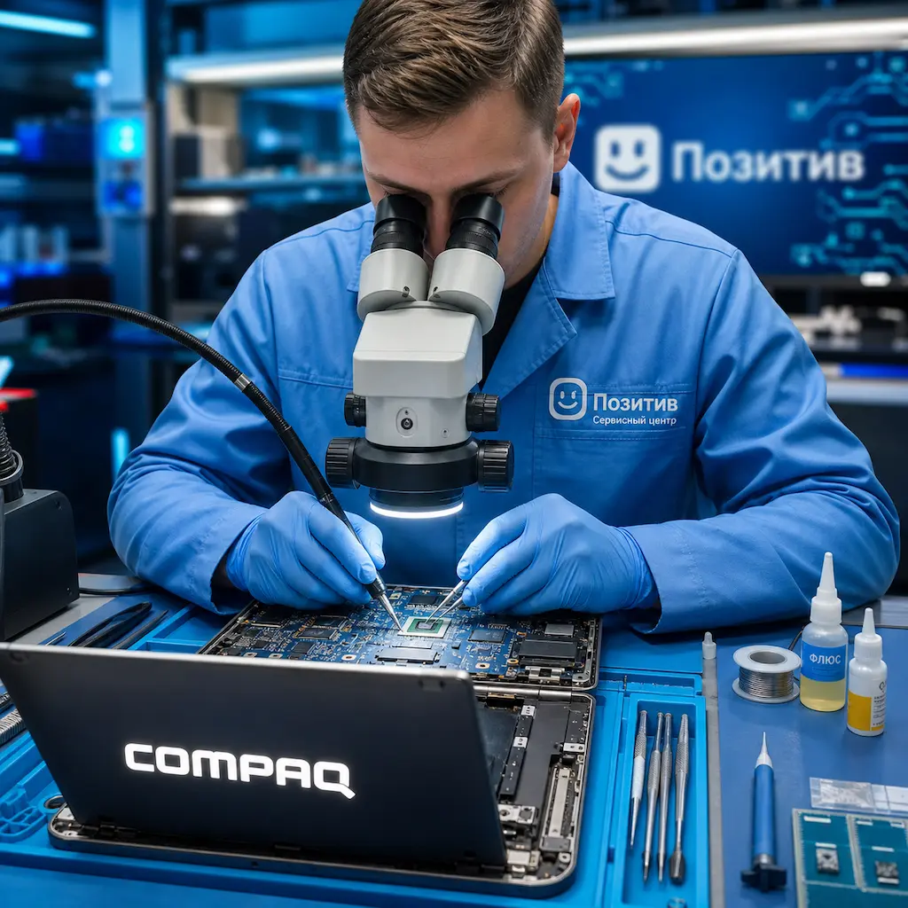 Замена видеокарты ноутбука Compaq в Липецке