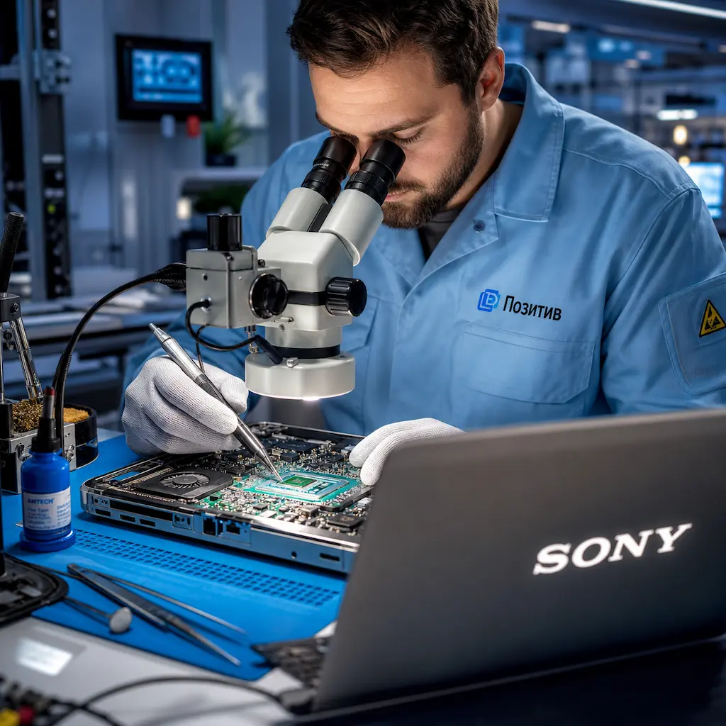 Замена видеокарты ноутбука Sony в Липецке