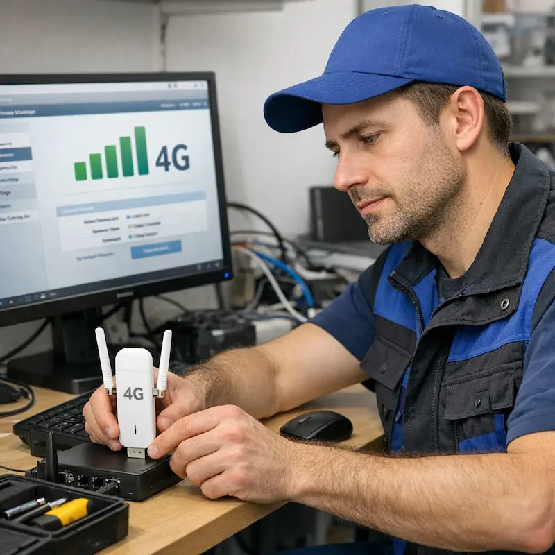 Настройка LTE модема в Липецке