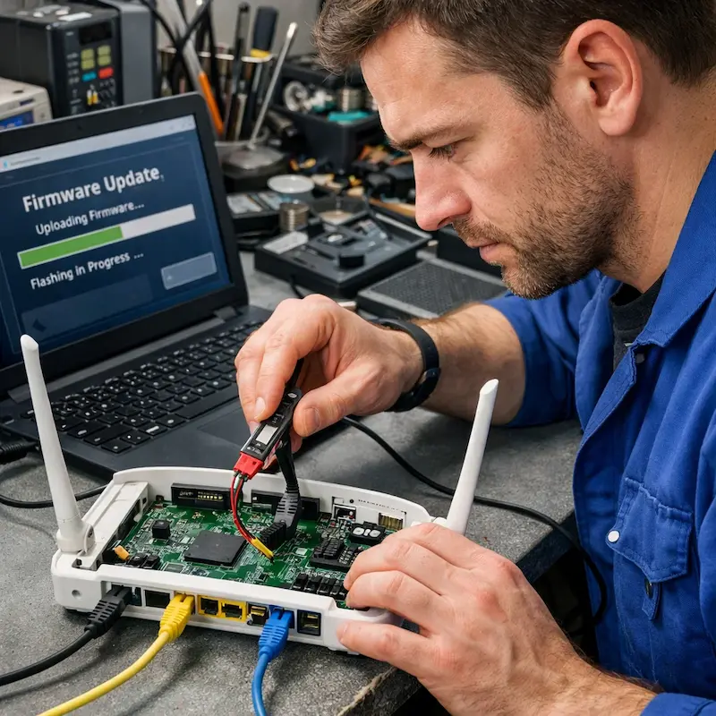 Обновление прошивки роутера в Липецке