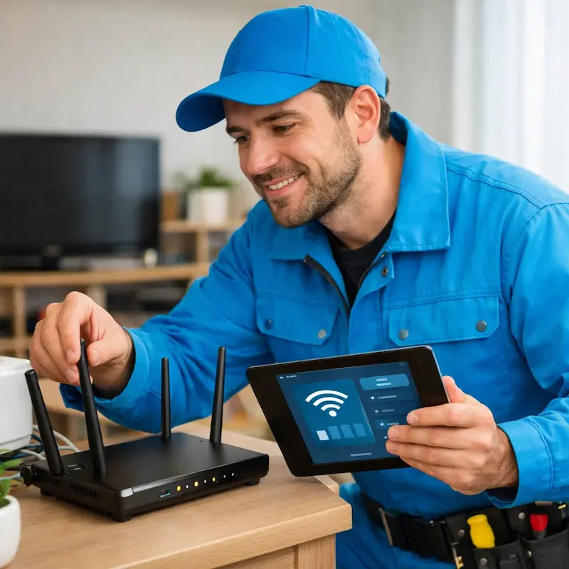 Настройка Wi-Fi для квартиры, дома и офиса в Липецке