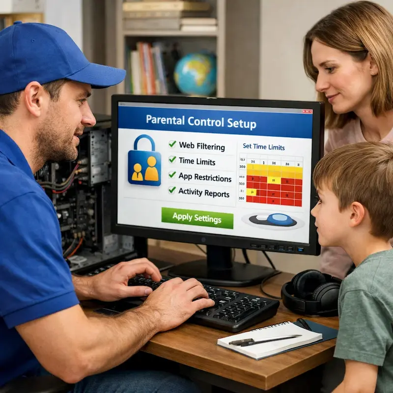 установка родительского контроля в Липецке