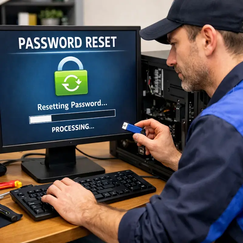 Удаление пароля на компьютере в Липецке