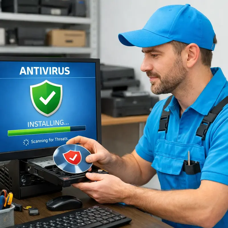 Установка антивируса в Липецке на дому