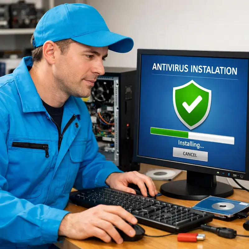 Установка антивируса на ноутбук в Липецке