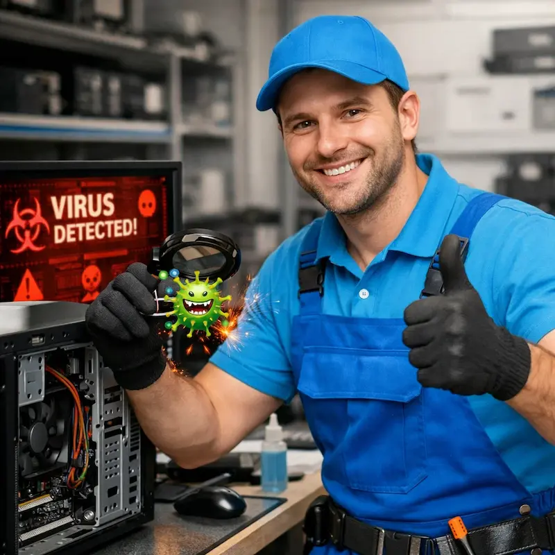 Удаление вирусов с компьютера в Липецке